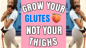 How to Grow Your Glutes NOT Thighs // Tips & Tricks