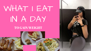 WHAT I EAT IN A DAY // GAIN WEIGHT + Fitness Update