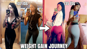 Weight Gain Journey Without Apetamin | Underweight to Fit in 6 Months (107lbs-135lbs)